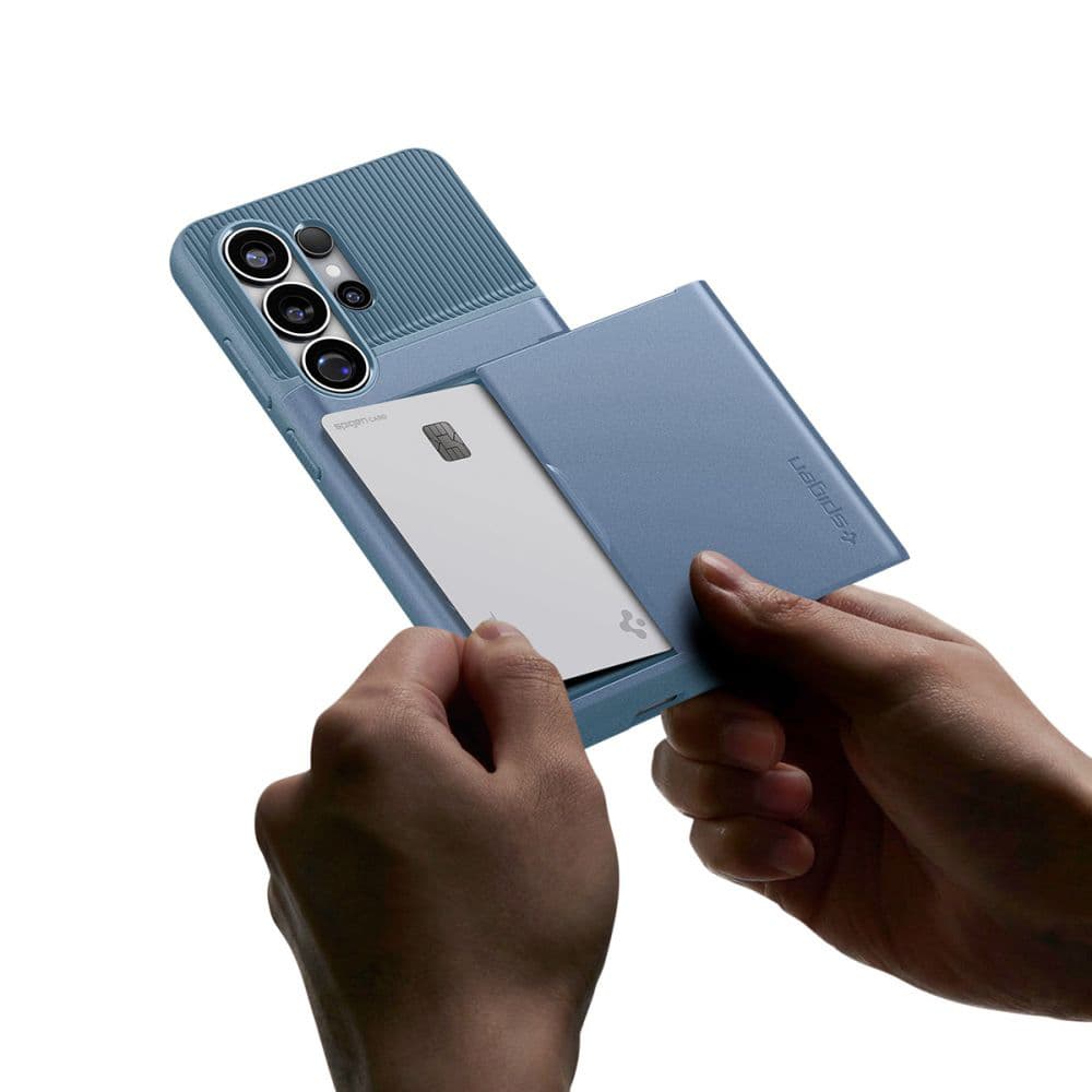 Kryt Spigen Slim Armor CS pro Samsung Galaxy S26 Ultra světle modrý - náhled 5