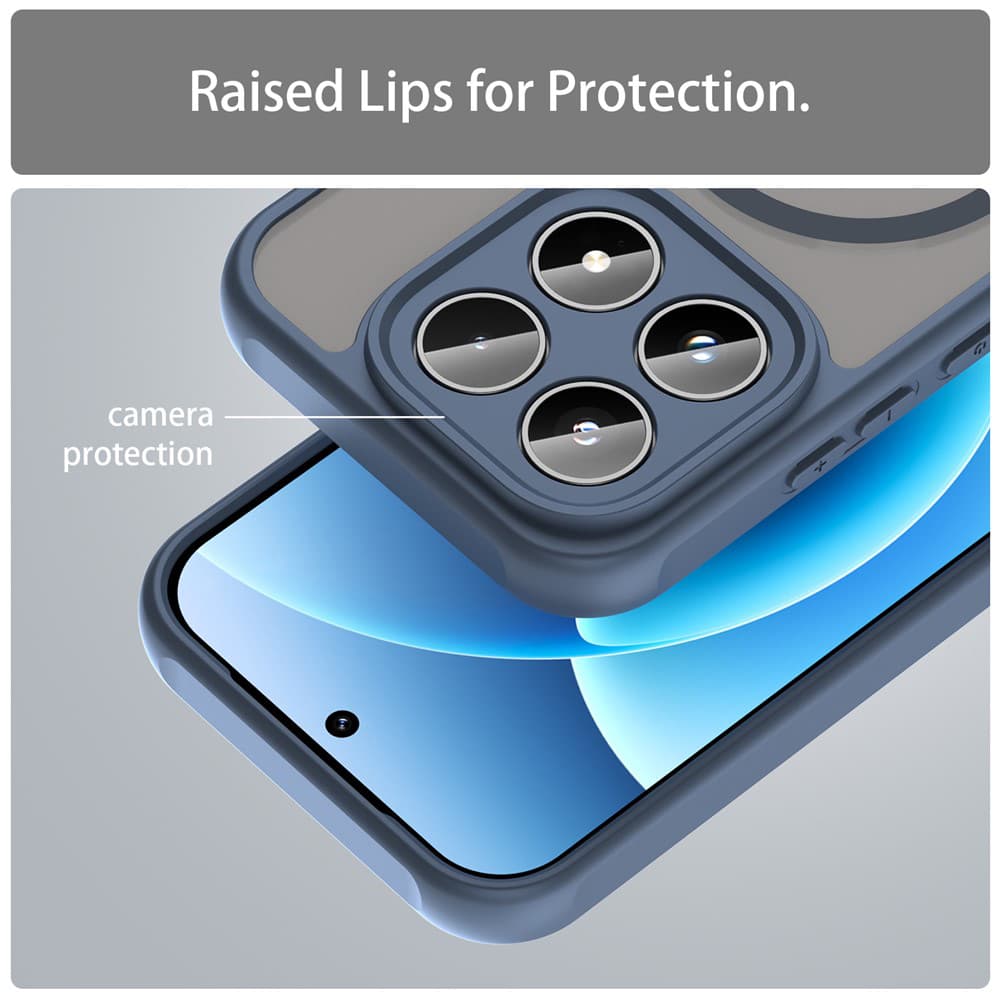 Kryt Techsuit HaloFrost II MagSafe pro Xiaomi 17 tmavě modrý - náhled 5