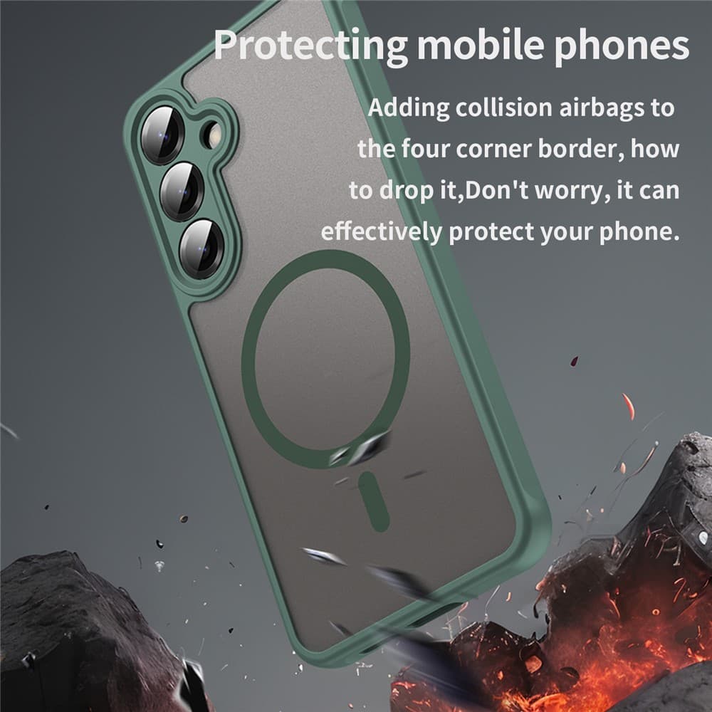 Kryt Techsuit HaloFrost II MagSafe pro Samsung Galaxy A27 5G zelený - náhled 5