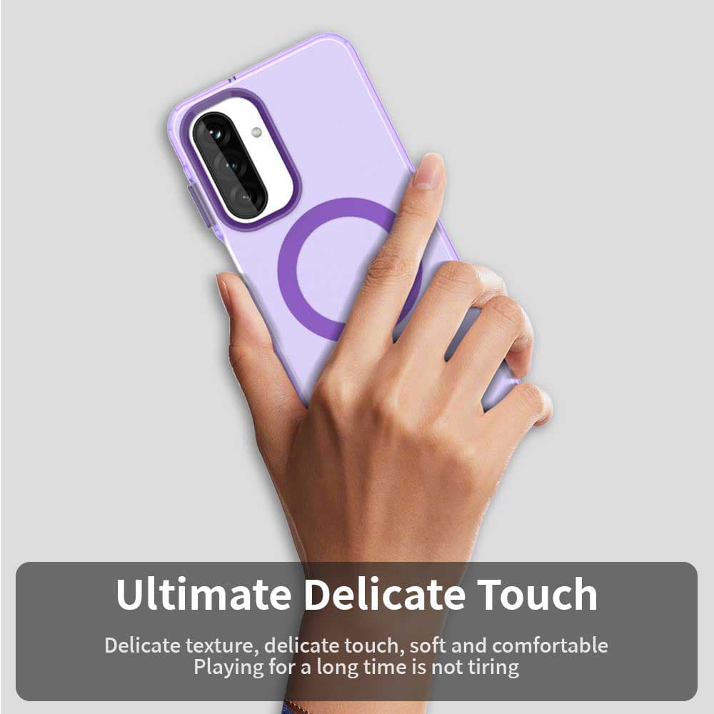 Kryt Techsuit CandyCase MagSafe pro Samsung Galaxy A27 5G fialový - náhled 5