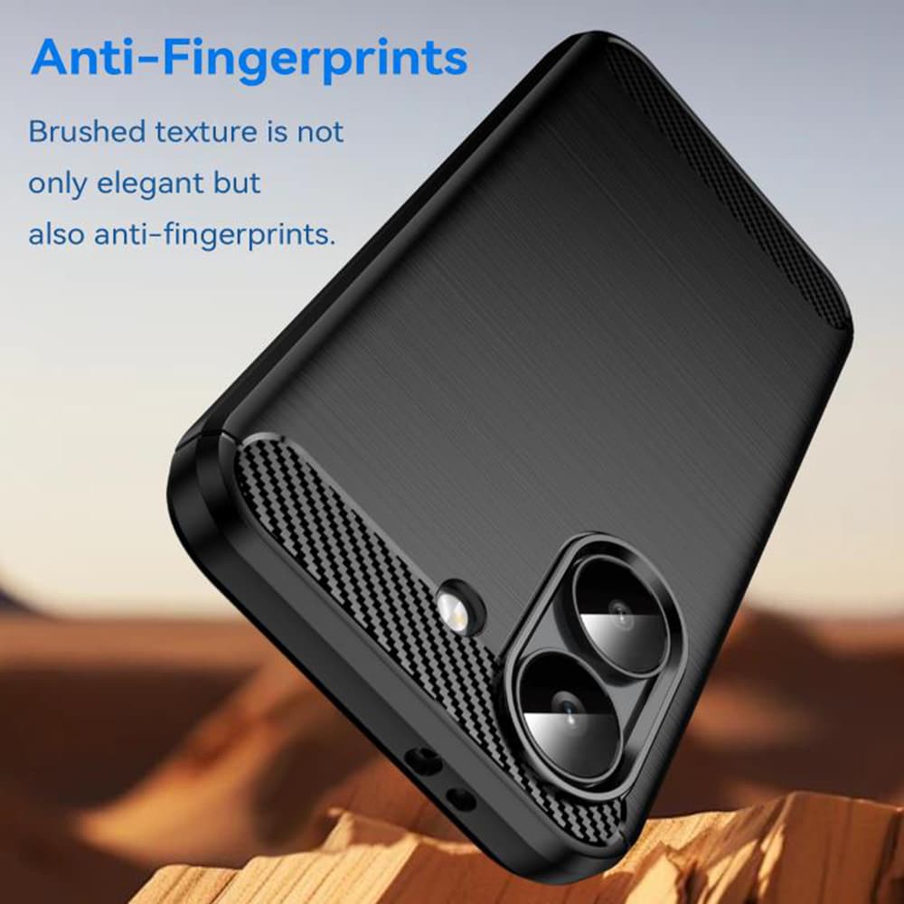 Kryt Techsuit Carbon Silicone pro Xiaomi Poco X8 Pro černý - náhled 5