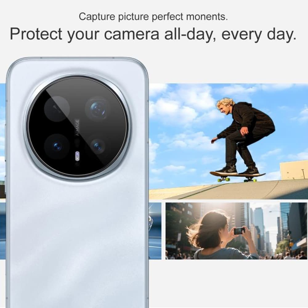 Ochranné sklo na fotoaparát Techsuit Full Camera Glass na Honor Magic8 Pro černé - náhled 5