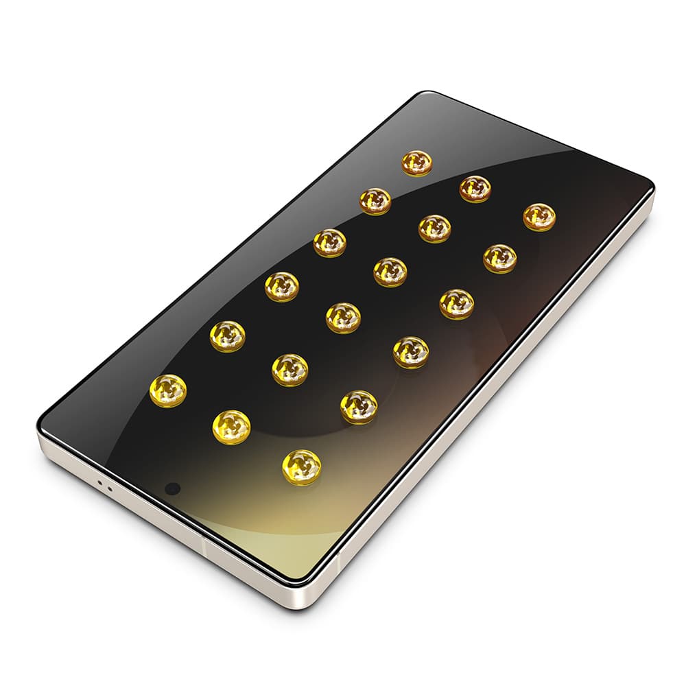 Tvrzené sklo Techsuit TitanGlass CrystalHD Privacy Samsung Galaxy A36 A37 2ks - náhled 5