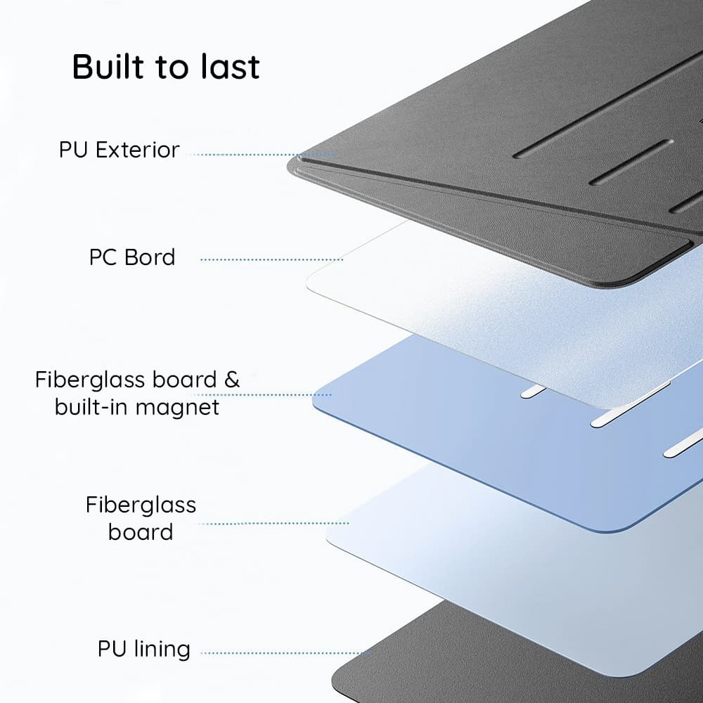 Pouzdro na tablet ESR - Flip Hybrid (with Pencil Holder) - iPad 10 (2022) 10.9 / 11 (2025) / 12 (2026) - tmavě zelené - náhled 5