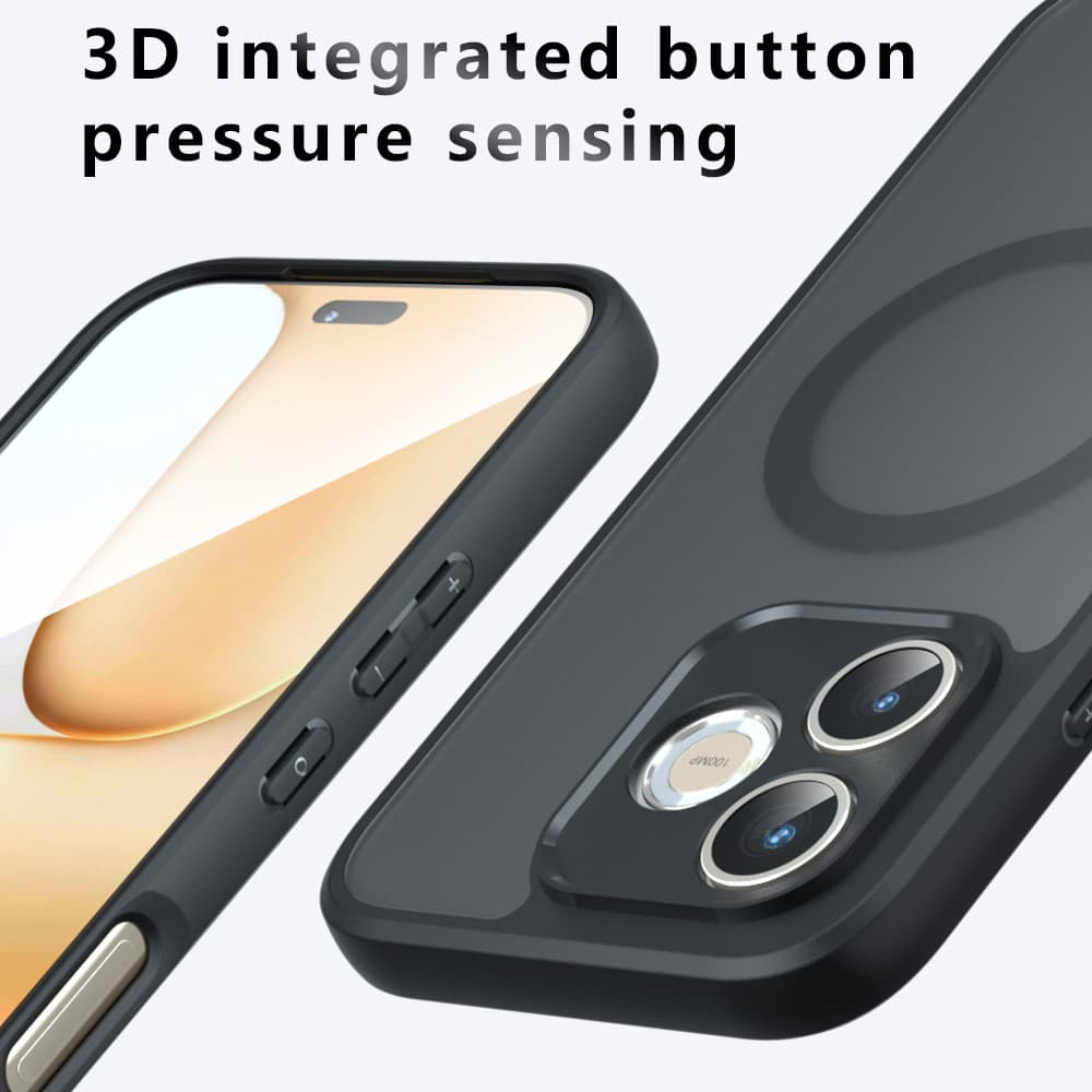 Kryt Techsuit - PureFrost MagSafe - Honor 600 Lite - matně černý - náhled 5