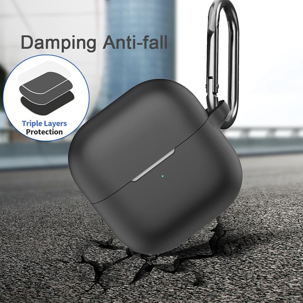 Silikonové pouzdro Techsuit pro Huawei FreeClip 2 černé - náhled 5