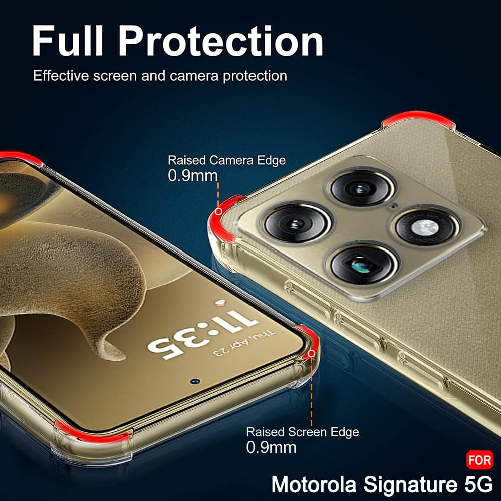 Průhledný kryt Techsuit Shockproof Clear Silicone pro Motorola Signature čirý - náhled 5