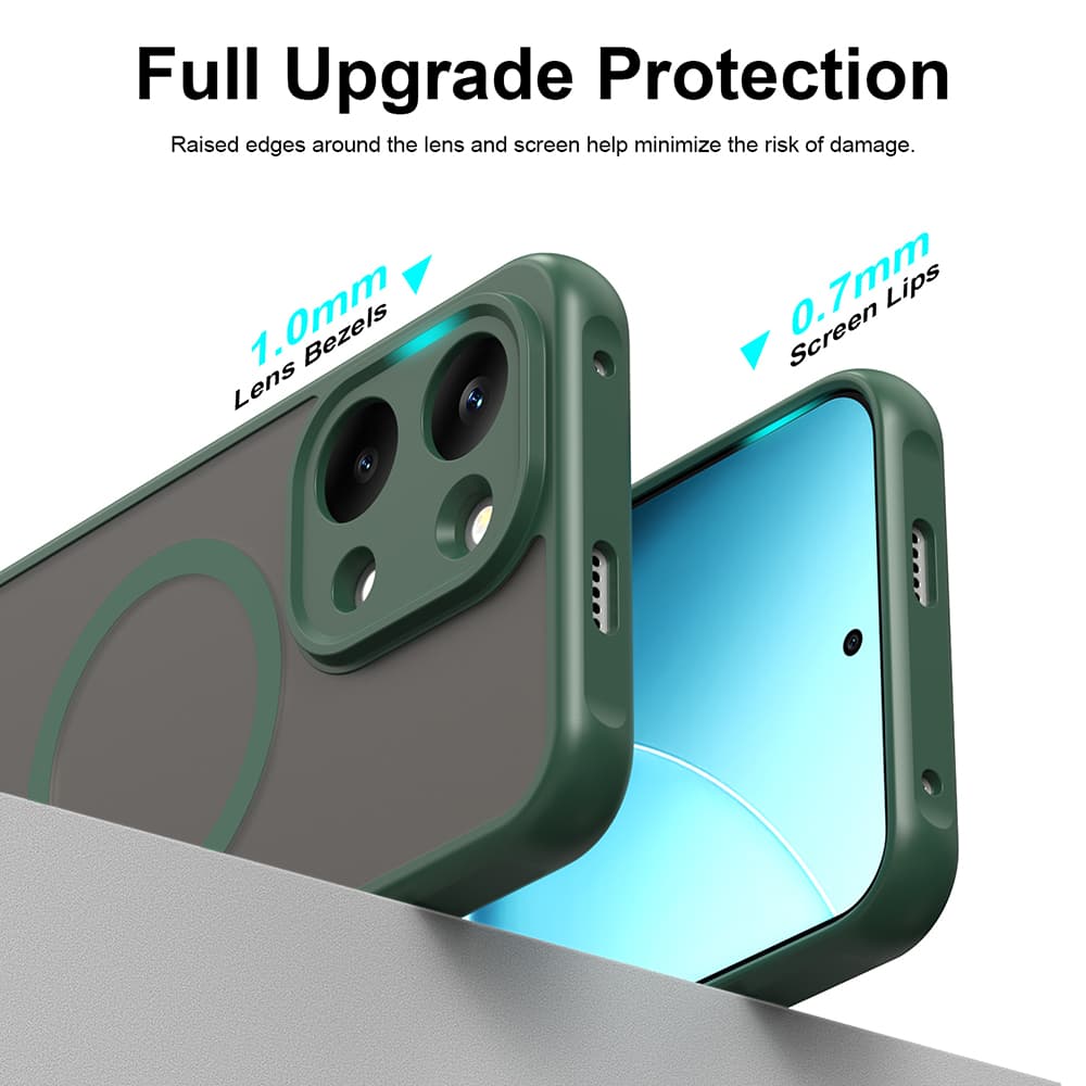 Kryt Techsuit HaloFrost II MagSafe pro Xiaomi Poco X8 Pro Max zelený - náhled 5