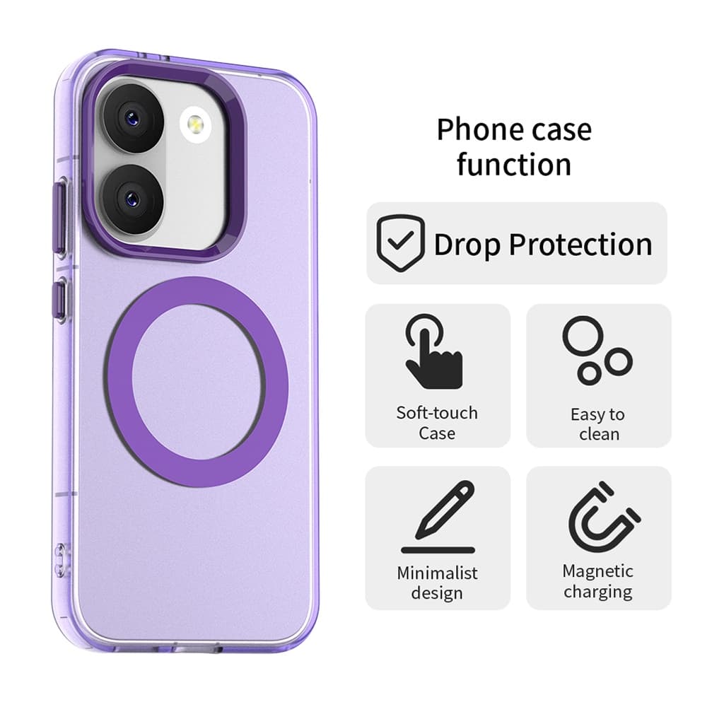 Kryt Techsuit CandyCase MagSafe pro Xiaomi Poco X8 Pro fialový - náhled 5