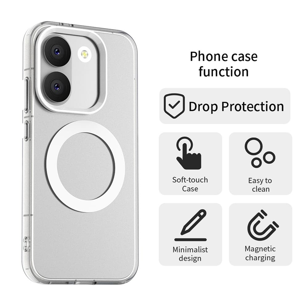 Kryt Techsuit CandyCase MagSafe pro Xiaomi Poco X8 Pro bílý - náhled 5