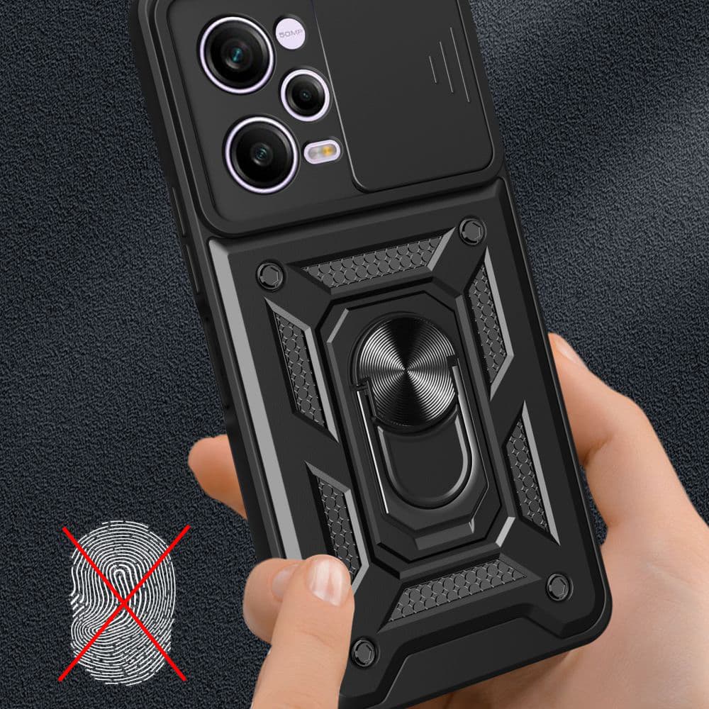 Techsuit CamShield Xiaomi Redmi Note 12 Pro 5G Poco X5 Pro Černá - náhled 5