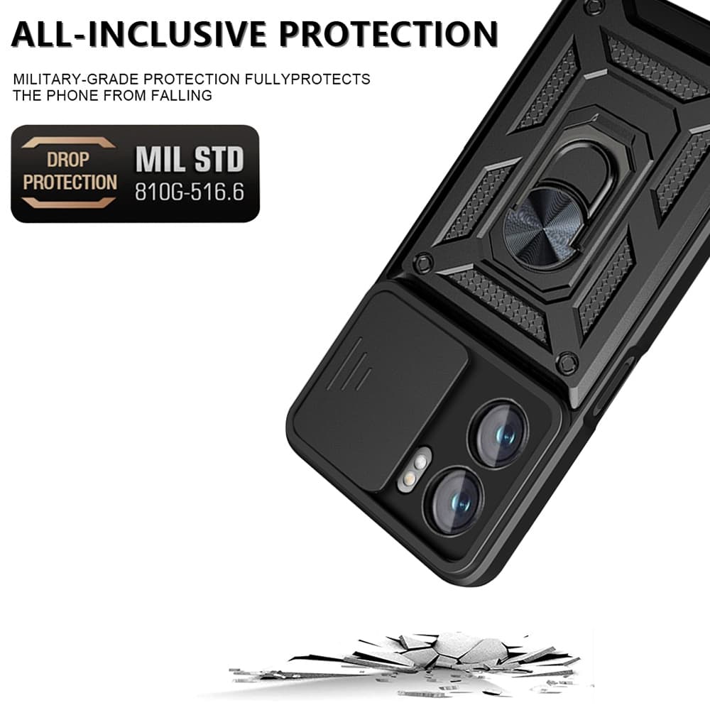 Techsuit CamShield série Oppo A57 4G A57s OnePlus Nord N20 SE černá - náhled 5