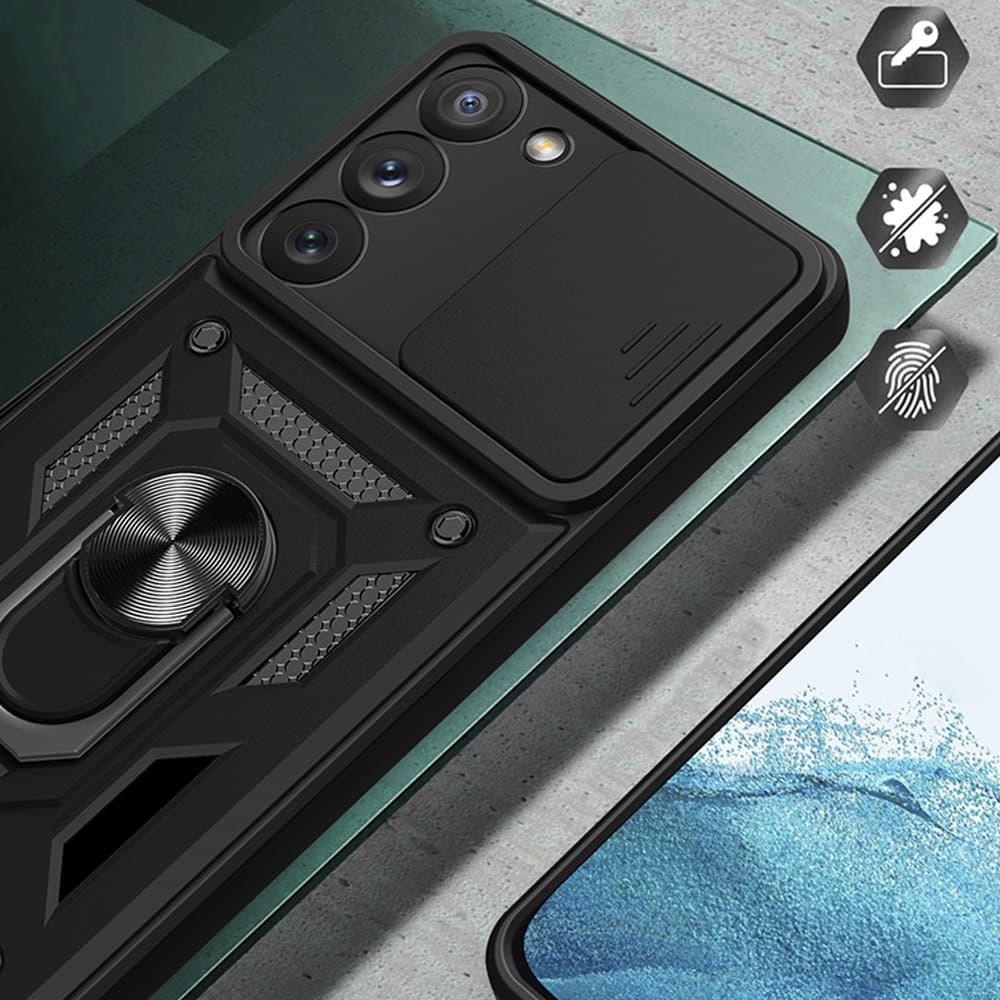 Techsuit Řada CamShield Samsung Galaxy S23 Ultra Černá - náhled 5
