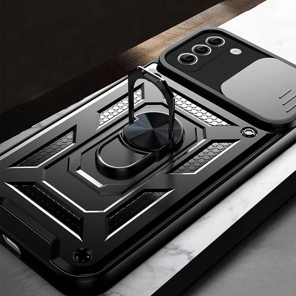 Techsuit CamShield Řada Samsung Galaxy S21 FE 5G Černá - náhled 5