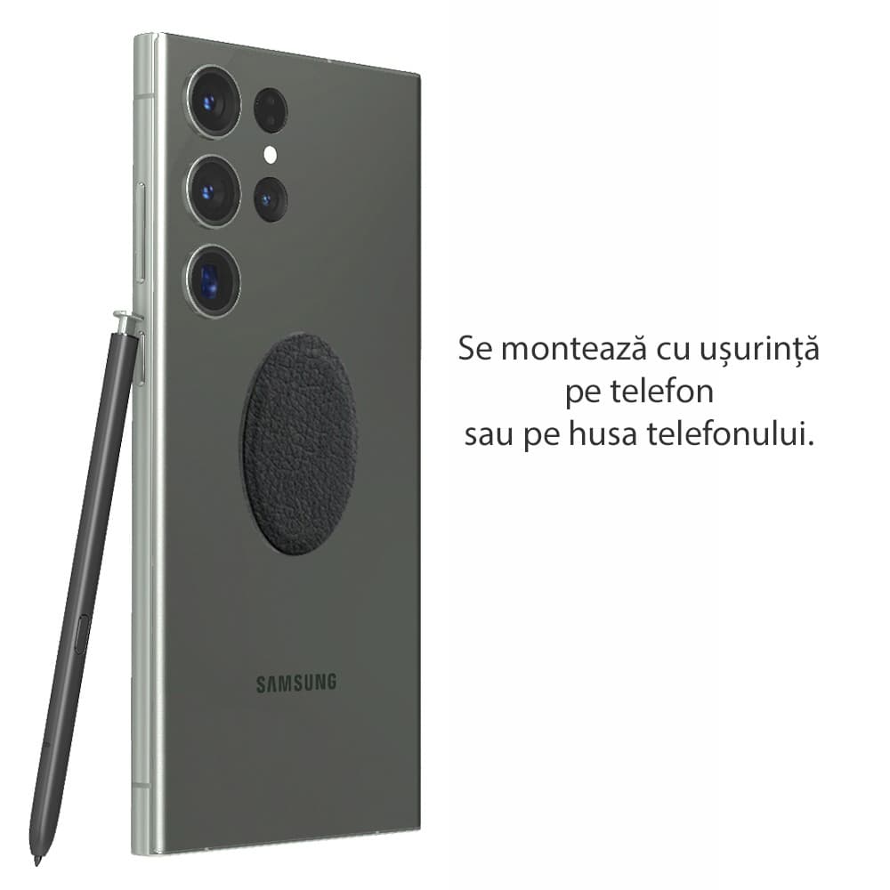 Techsuit 2ks Kovová destička MP02 PU kůže kryt Černá - náhled 5