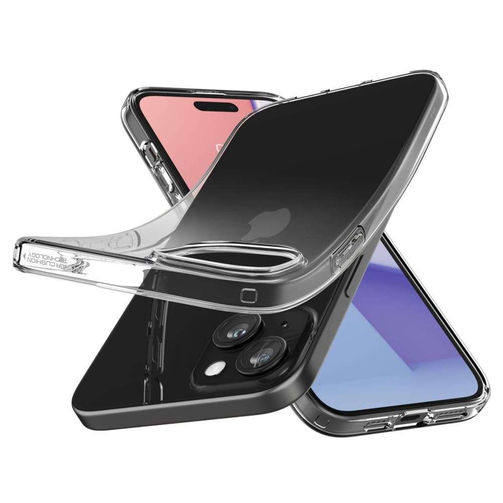 Spigen Tekutý Krystal iPhone 15 Průhledný - náhled 5