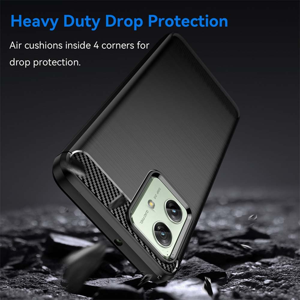 Techsuit Karbon Silikon Motorola Moto G54 G54 Power G64 Černý - náhled 5