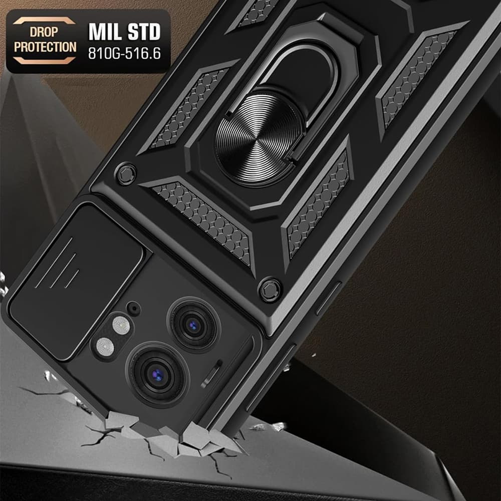 Techsuit CamShield řada Motorola Edge 40 Edge 2023 Černá - náhled 5