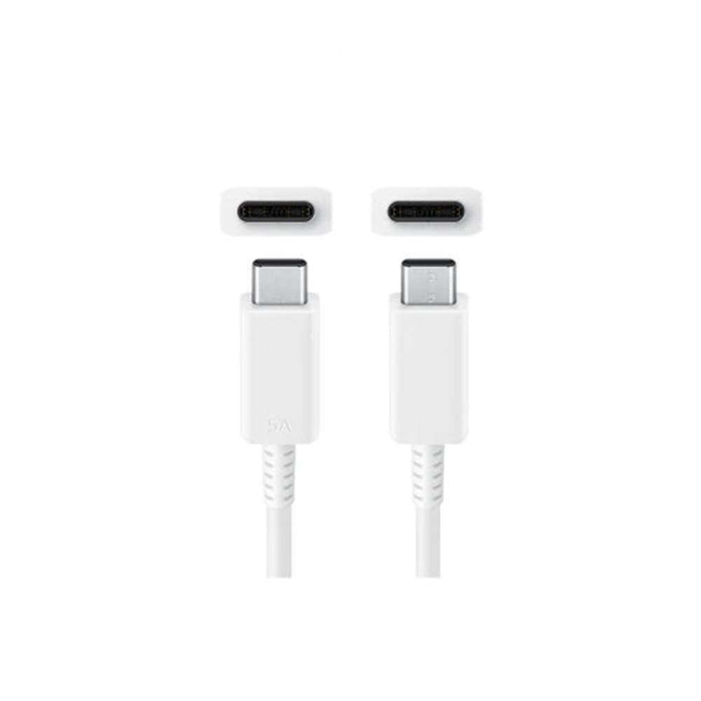 Samsung Kabel EP-DX510JBEGEU USB-C 5A 1.8m Bílý - náhled 5