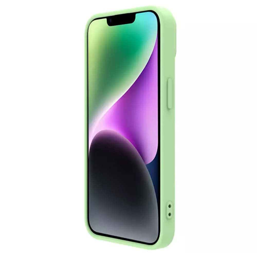 Nillkin CamShield Silikonový MagSafe iPhone 15 Plus Mátově zelená - náhled 5