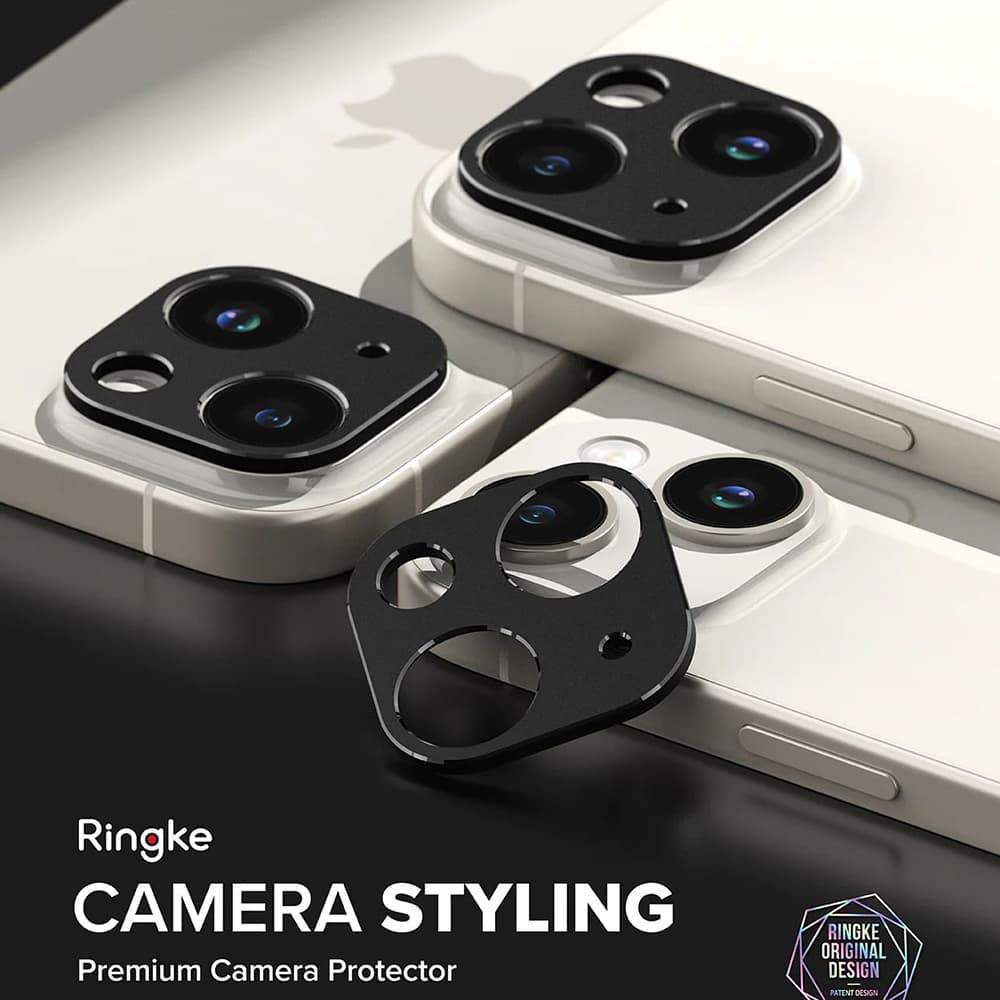 Ringke Styling fotoaparátu iPhone 15 iPhone 15 Plus Black - náhled 5