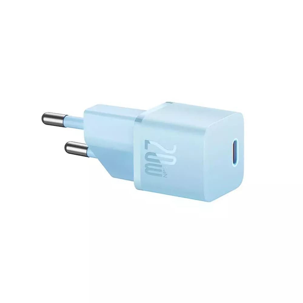 Baseus Nástěnná nabíječka CCGN050103 GaN Rychlonabíjení 20W Modrá - náhled 5