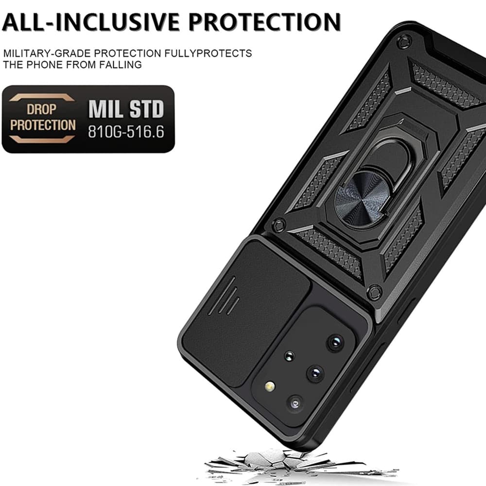 Techsuit CamShield Řada Samsung Galaxy S20 Plus 4G S20 Plus 5G Černá - náhled 5