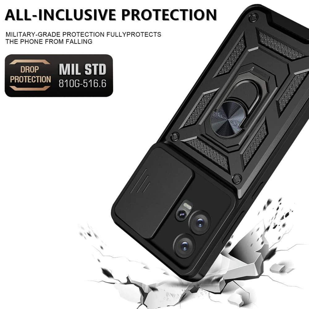 Techsuit CamShield Series pro Motorola Edge 30 Fusion Černá - náhled 5