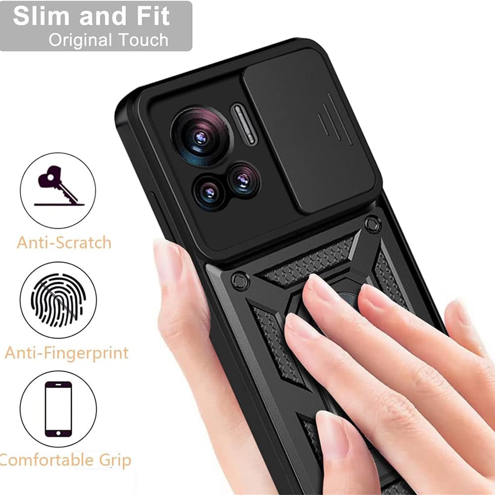 Techsuit CamShield řada Motorola Edge 30 Ultra černá - náhled 5