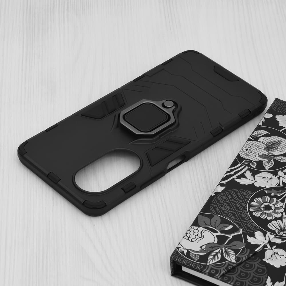 Techsuit Silikonový kryt Oppo A58 4G Černý - náhled 5