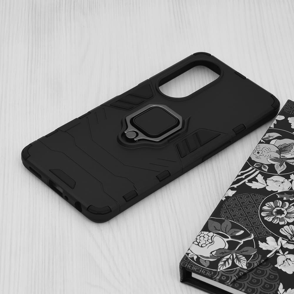 Techsuit Silikonový kryt Oppo A98 5G Black - náhled 5