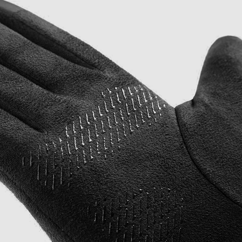Techsuit Dotykové rukavice ST0010 semiš PU kůže plyš černé - náhled 5