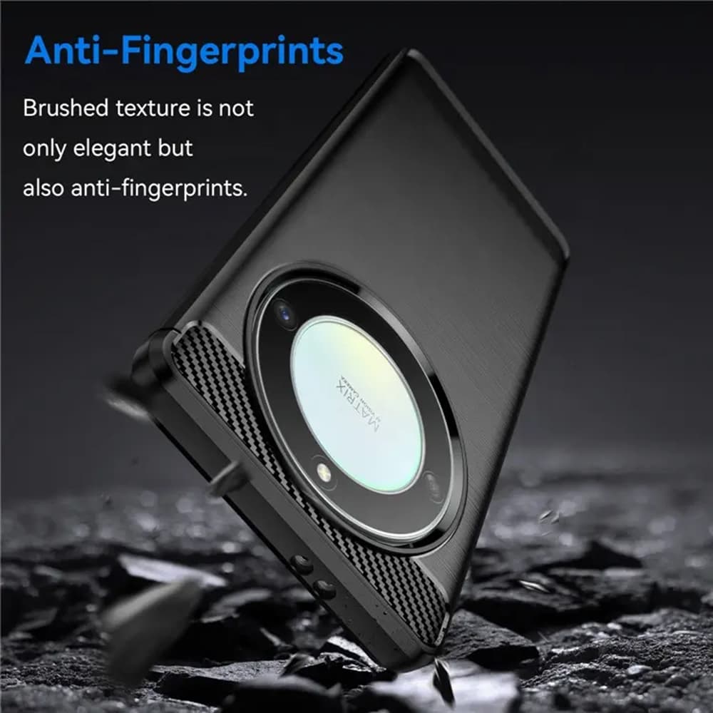 Techsuit Karbon Silikon Honor Magic6 Lite Černý - náhled 5