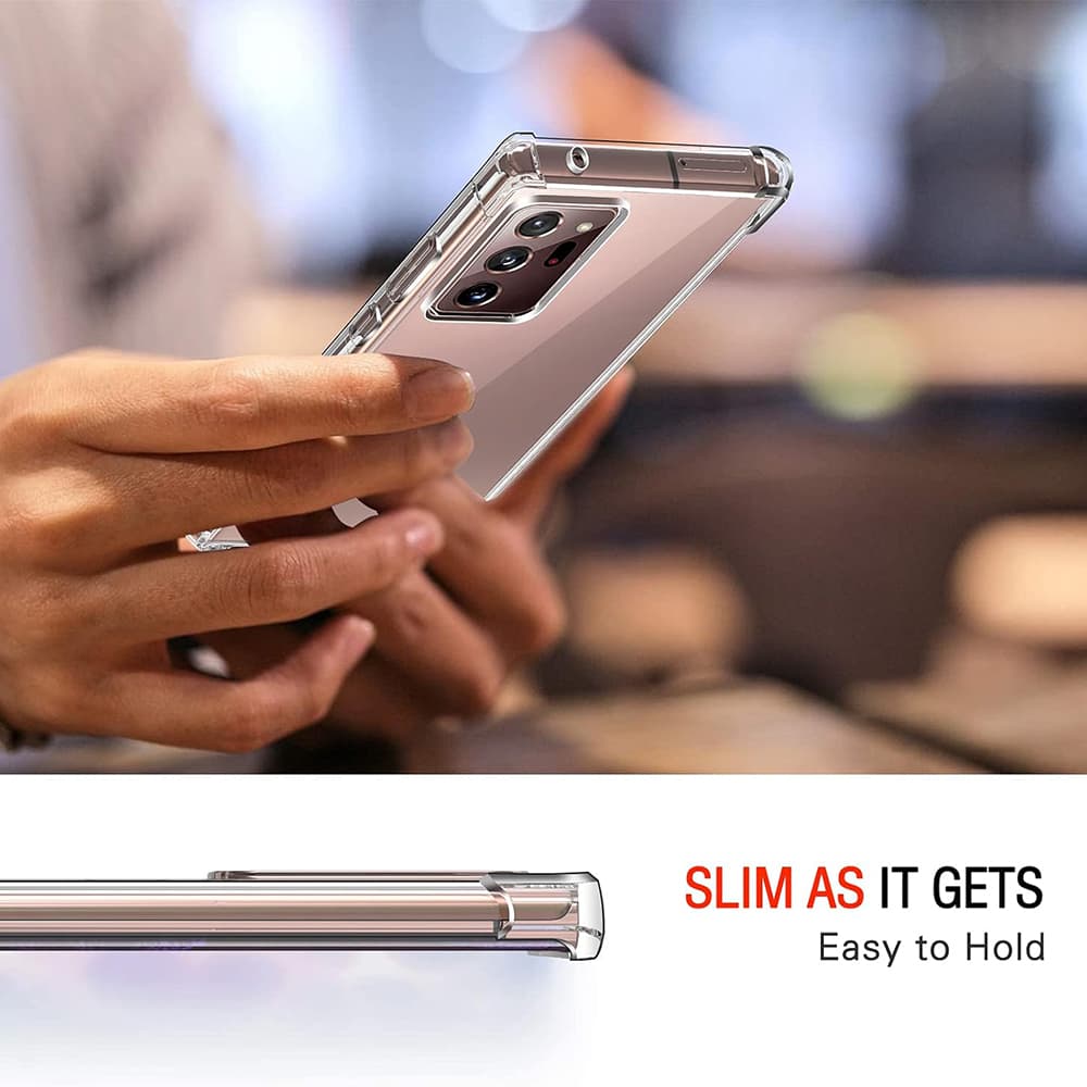 Techsuit Nárazuvzdorný Průhledný Kryt Samsung Note 20 Ultra - náhled 5
