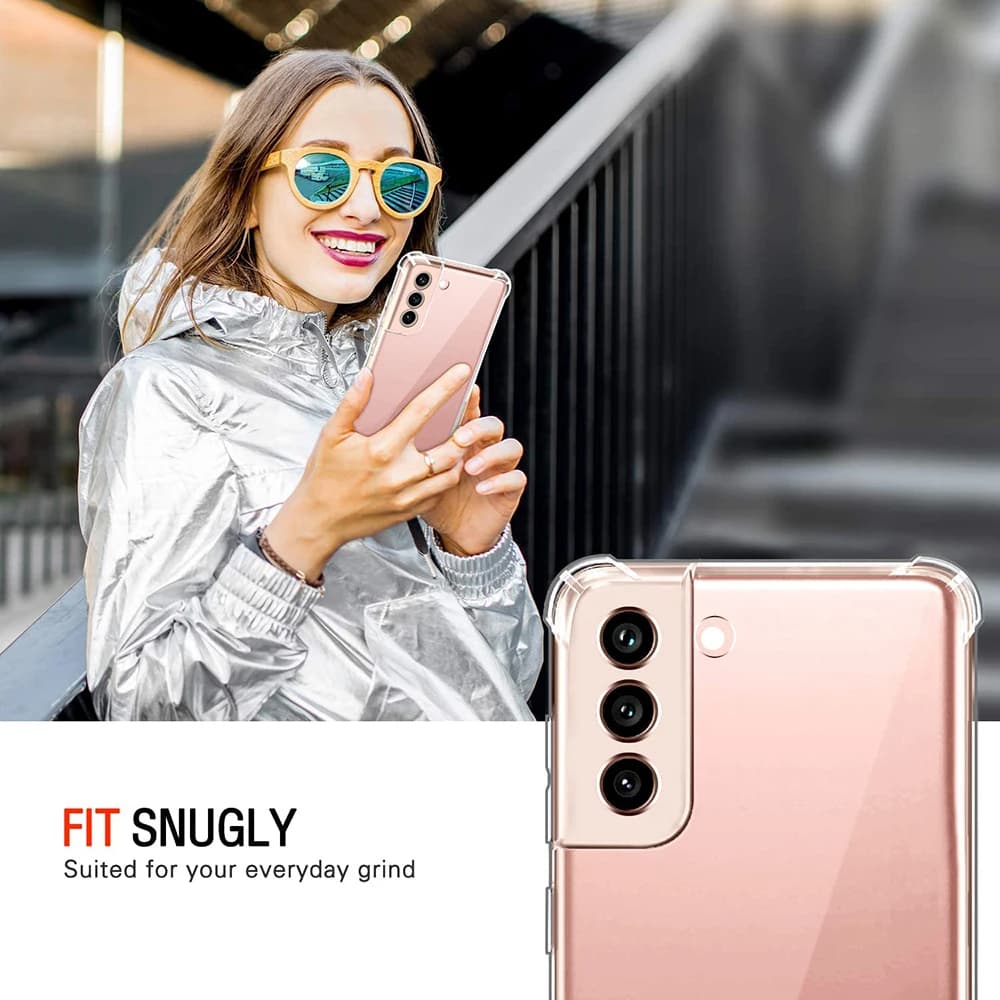 Techsuit Nárazuvzdorný Průhledný Silikon Samsung Galaxy S20 Plus - náhled 5