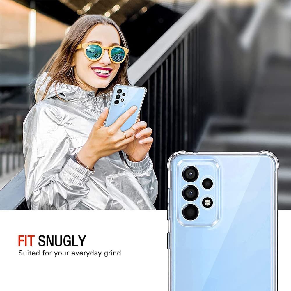 Techsuit Nárazuvzdorný Průhledný Silikon Samsung Galaxy A33 5G - náhled 5