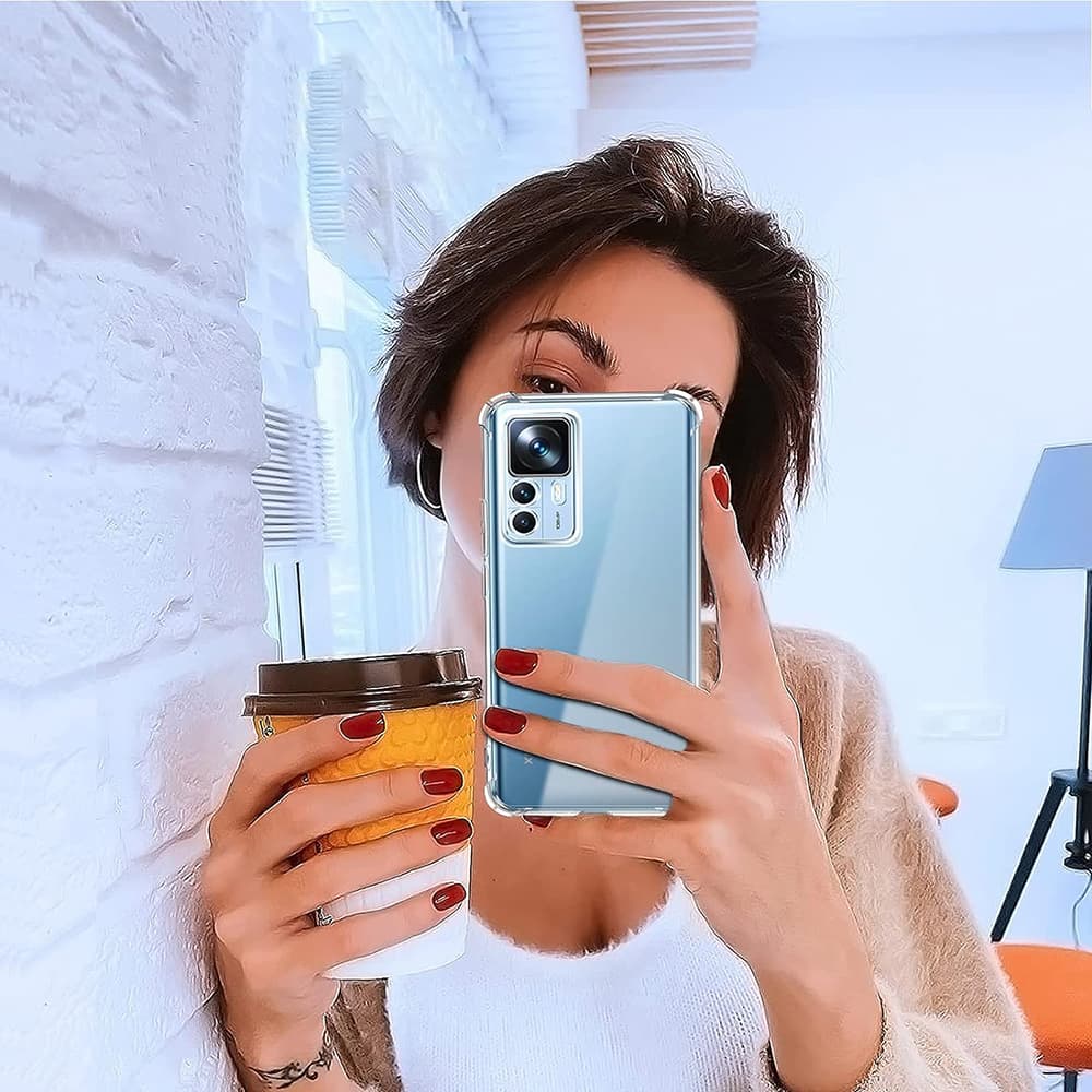 Techsuit Nárazuvzdorný Čirý Silikon Xiaomi 12T 12T Pro Clear - náhled 5