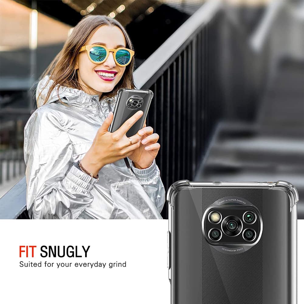 Techsuit Nárazuvzdorný silikonový kryt Xiaomi Poco X3 Pro NFC - náhled 5