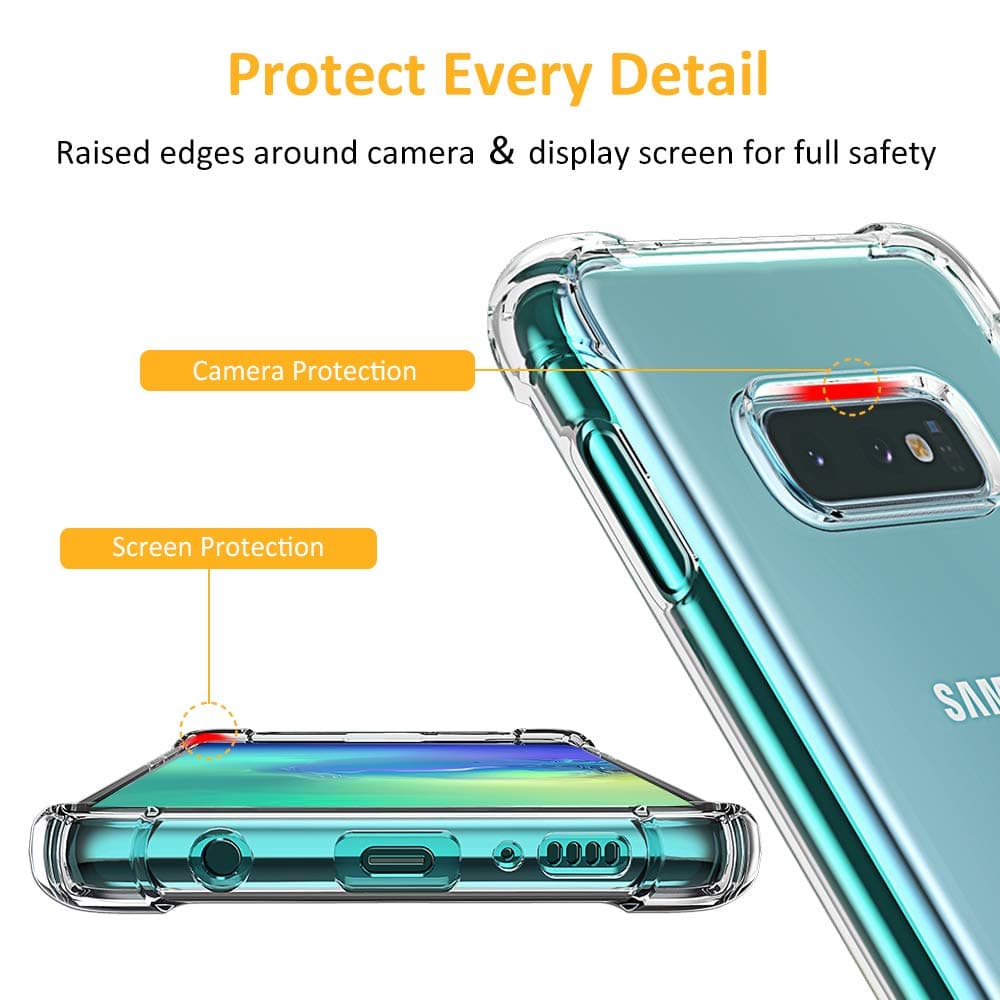Techsuit Nárazuvzdorný Průhledný Silikon Samsung Galaxy S10e Clear - náhled 5