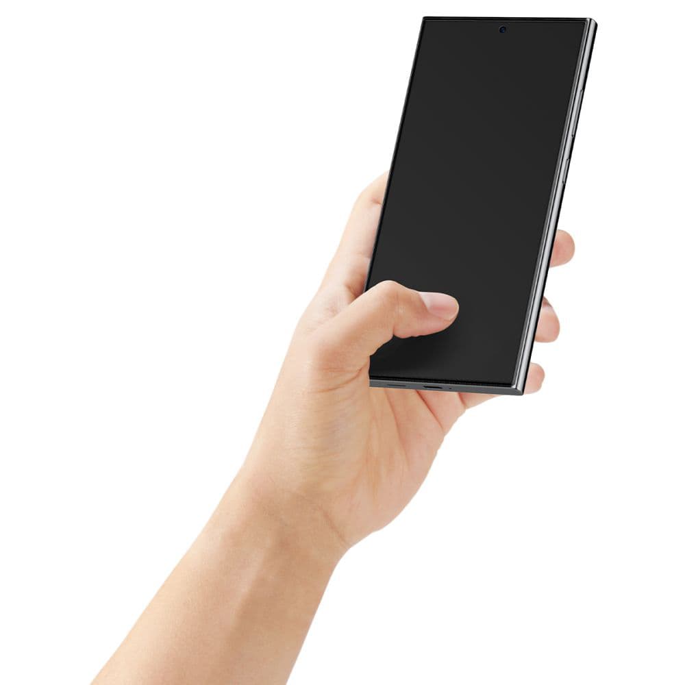 Spigen Neo Flex 2 kusy Samsung Galaxy S24 Ultra Průhledné - náhled 5