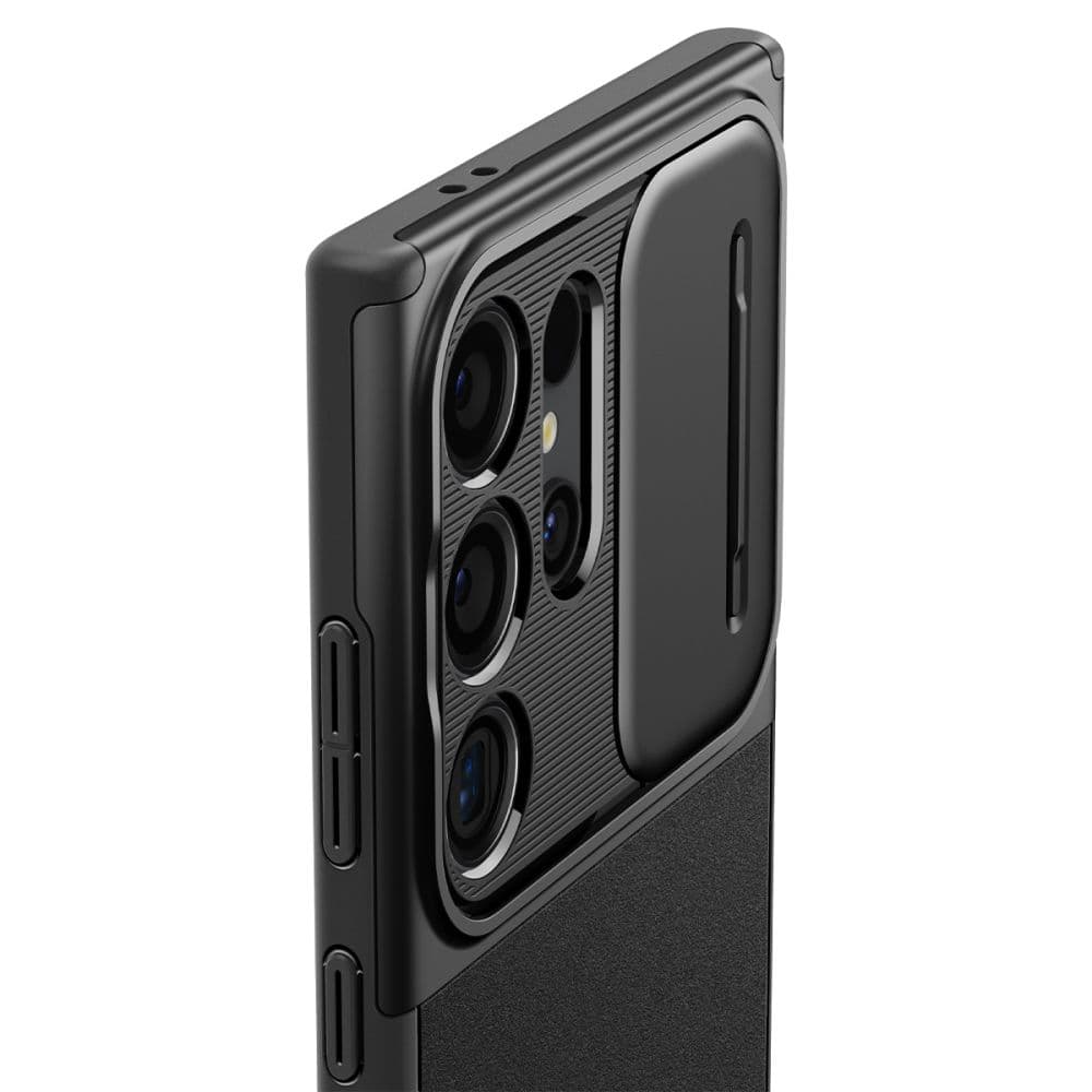 Spigen Optik Armor Samsung Galaxy S24 Ultra Černá - náhled 5