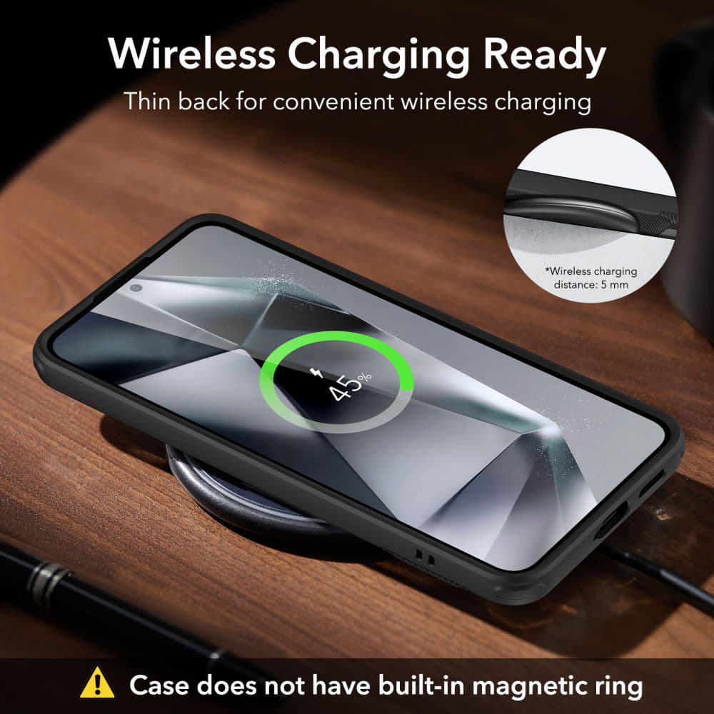 ESR Air Shield Boost Kickstand Samsung Galaxy S24 Černá - náhled 5