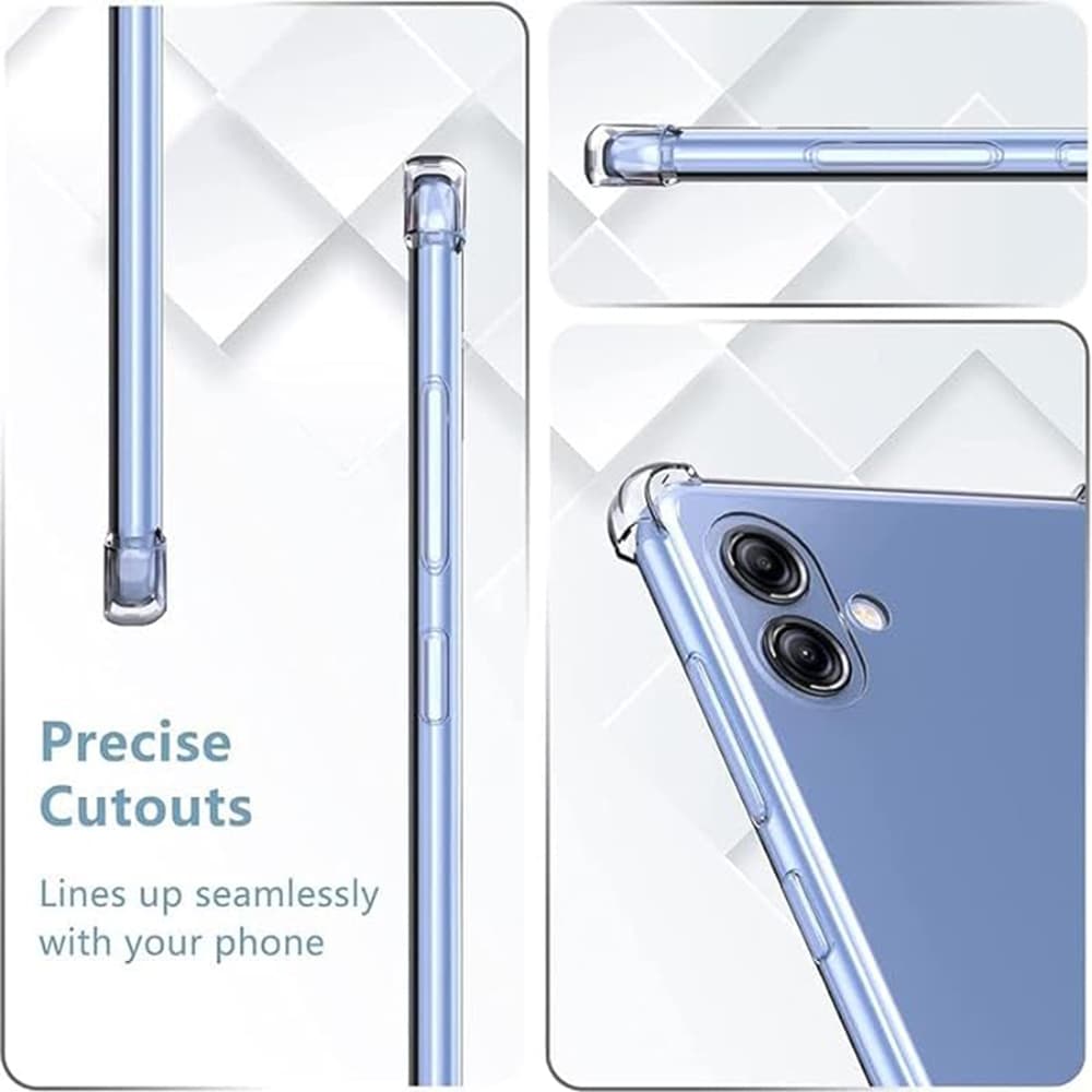 Techsuit Nárazuvzdorný Průhledný Silikon Samsung Galaxy A05 Clear - náhled 5
