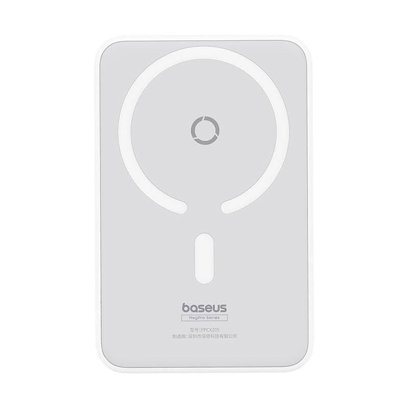 Baseus Power Bank MagPro Magnetic 5000mAh 20W MagSafe bílá - náhled 5
