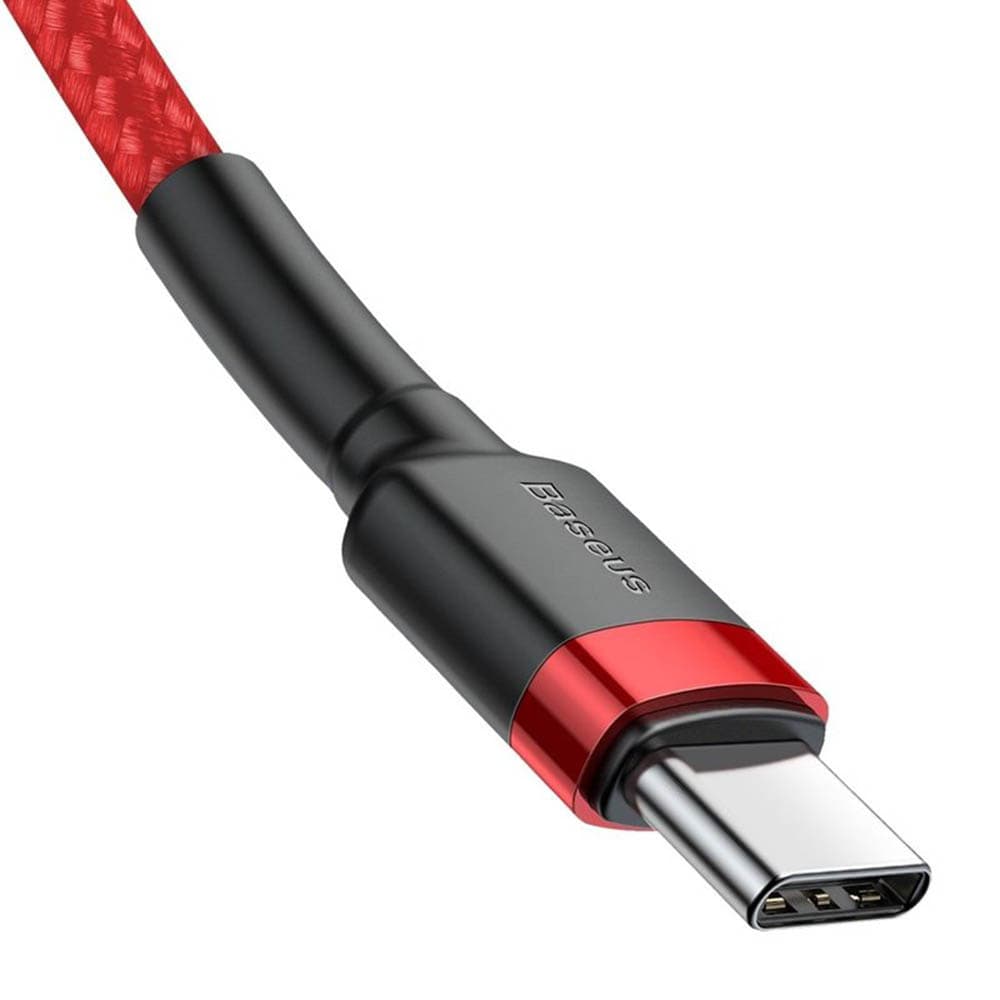 Baseus Cafule USB-C USB-C 60W 1m Červenočerný kabel - náhled 5