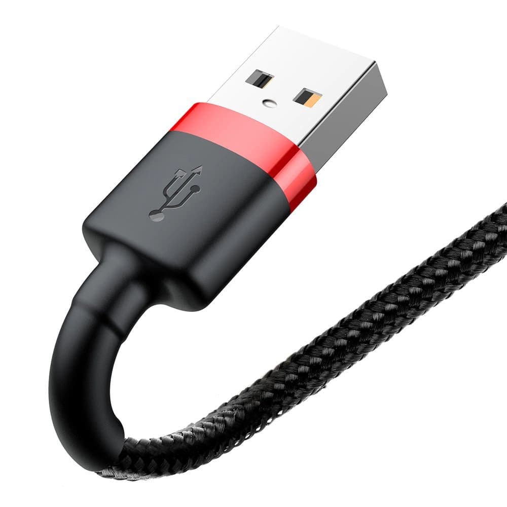 Baseus Datový kabel Cafule USB na Lightning 3m Černá Červená - náhled 5