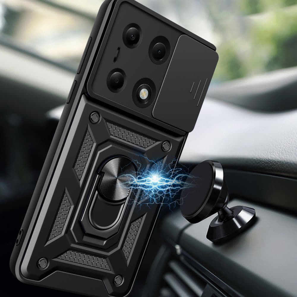 Techsuit CamShield Series Xiaomi Redmi Note 13 Pro 4G Černá - náhled 5