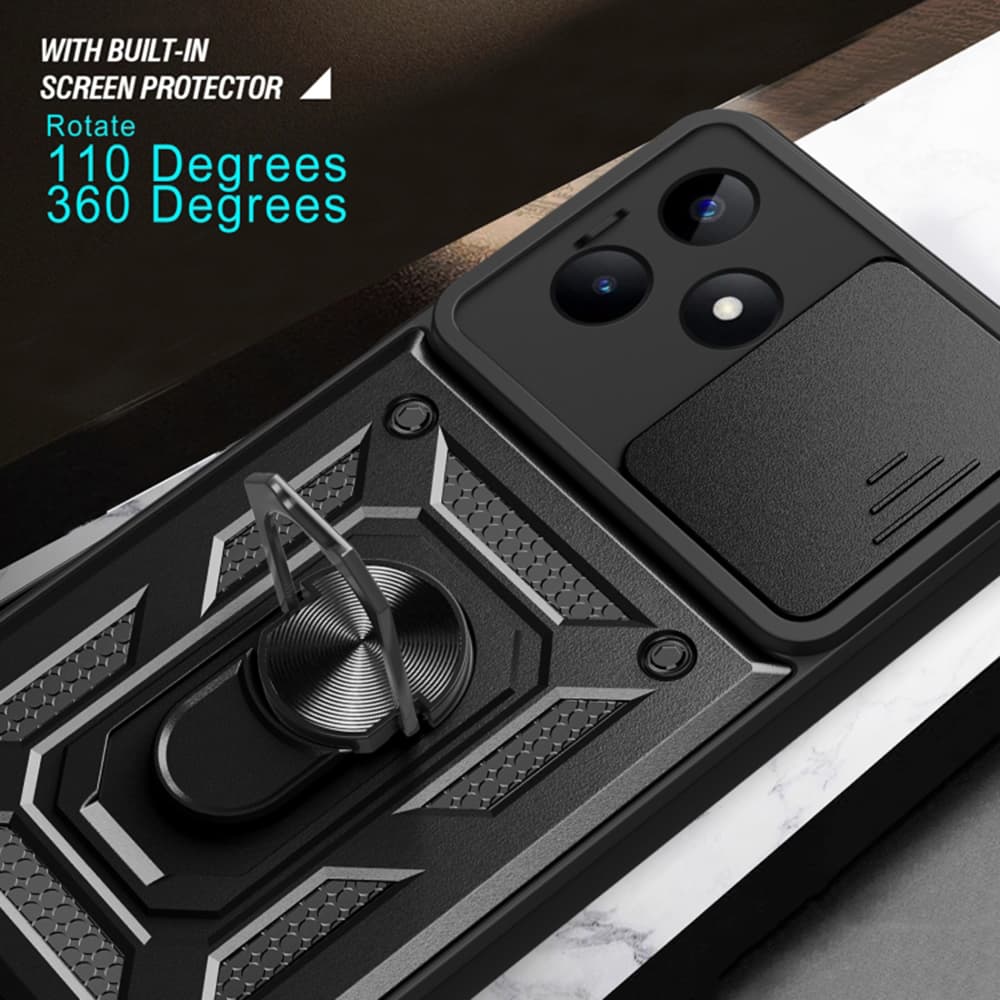 Techsuit Řada CamShield Realme C51 Note 50 Černá - náhled 5
