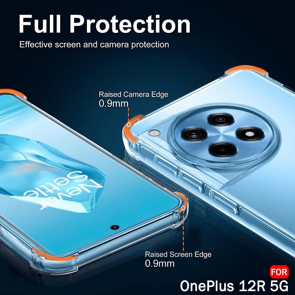 Techsuit Nárazuvzdorný Průhledný Silikonový OnePlus 12R Clear - náhled 5