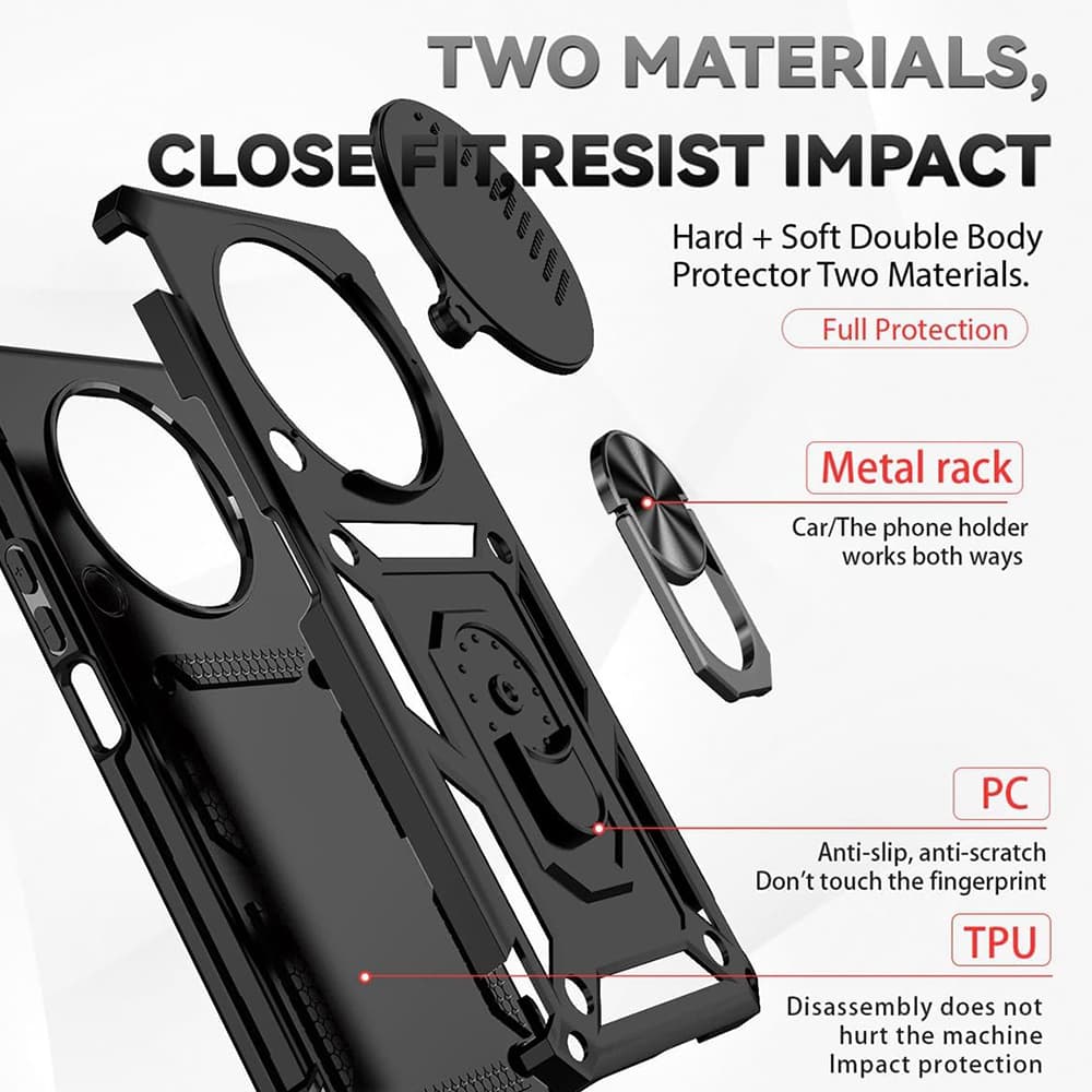 Techsuit CamShield Series Honor Magic5 Pro Černá - náhled 5
